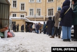 Сбор подписей за выдвижение Бориса Надеждина в президенты РФ в Петербурге, 22 января 2024 года