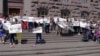 kiev hospital protests videograb