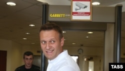 Russia -- Russian anti-corruption campaigner and opposition figure Aleksei Navalny arrives for a hearing at the Lublinsky district court in Moscow, August 1, 2016